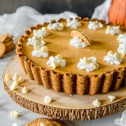 White Chocolate Pumpkin Tart