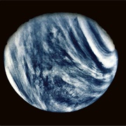 Mariner 10's First Close-Up Photo of Venus