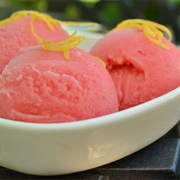 Raspberry Lemon Ice Cream