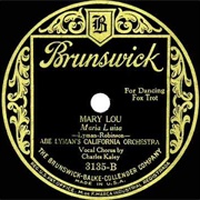 Mary Lou - Abe Lyman &amp; His California Orchestra
