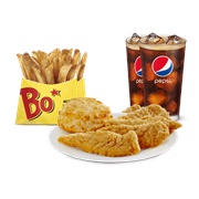 Bojangles Homestyle Tenders and Fries With Honey Mustard