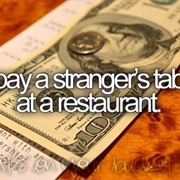 Pay a Stranger&#39;s Table at the Restaurant
