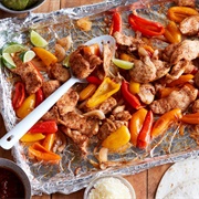 Sheet Pan Chicken Fajitas