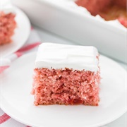 1 Piece Cherry Cake With Whipped Icing