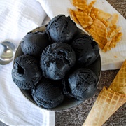 Black Vanilla Ice Cream