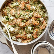 Roasted Shrimp and Orzo