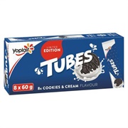 Yoplait Cookies & Cream Yogurt Tubes