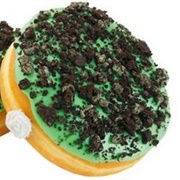 Dunkin' Donuts Mint Oreo Crème Donut