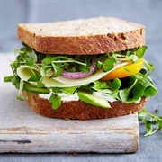 Fresh Vegetable Sandwich