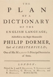 Plan of a Dictionary of the English Language (Samuel Johnson)