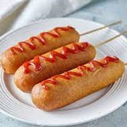 Corndogs With Ketchup