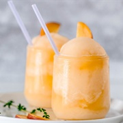 Frozen Peach Bellini