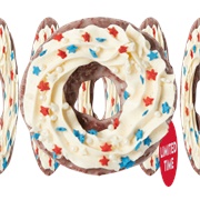 Krispy Kreme Red Velvet Sparkler Doughnut