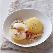 Poached Apples
