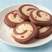 Chocolate Peppermint Pinwheel Cookies
