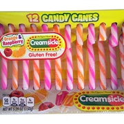Creamsicle Orange & Raspberry Candy Canes