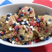 Red White Blue Edible Cookie Dough