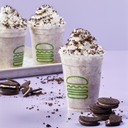 Shake Shack Cookies + Cream Shake