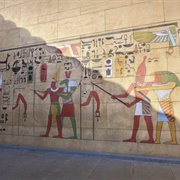 Hieroglyph Murals at the Egyptian Theatre