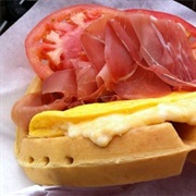 Breakfast Waffle Sandwich