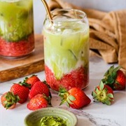 Strawberry Matcha