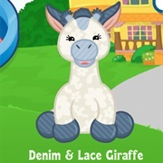 Denim Lace Giraffe