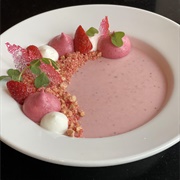 Strawberry Crunch Panna Cotta