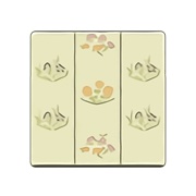 Floral Rush-Mat Flooring