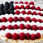 Patriotic Banana Cream Pie