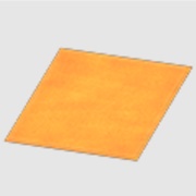 Simple Medium Orange Mat