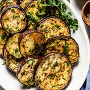 Roasted Aubergine Slices
