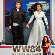 Gal Gadot and Chris Pine (As Diana Prince and Steve Trevor) Barbie