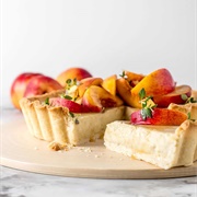 Nectarine Custard Tart