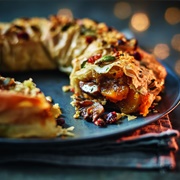 Roast Butternut Squash Wreath