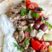 Pork Souvlaki Pita