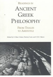 Readings in Ancient Greek Philosophy (C Reeve Curd)