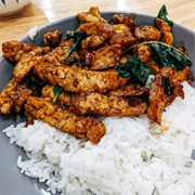 Stir Fried Tofu and Rice