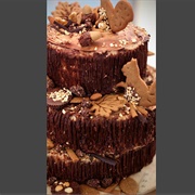 Chocolate Cake W/2 Types of Chocolate