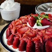 Strawberry Upside Down Cheesecake
