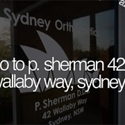 Go to P. Sherman 42 Wallaby Way in Sydney
