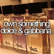 Own Something Dolce & Gabana