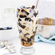 Brown Sugar Grass Jelly Latte