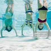Pool Handstand