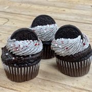The Pennsylvania Bakery Candy Cane Oreo Cupcake