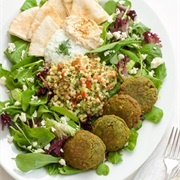 Falafel Tabbouleh Salad