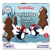 Sundae Shoppe Vanilla Christmas Tree Ice Cream Bars