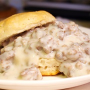 Homemade Biscuits and Gravy