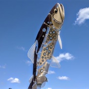 World's Largest Brown Trout Sculpture