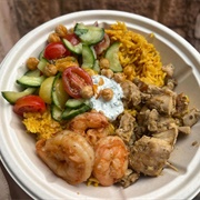 Chicken and Shrimp Rice Bowl