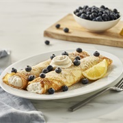 IHOP Lemon Blueberry Crepe